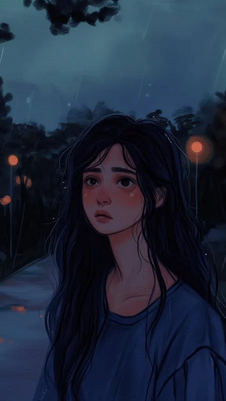 Alone HD Anime Wallpaper