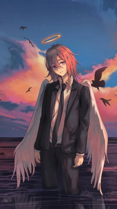 Anime Angel Devil Chainsaw Man Wallpaper