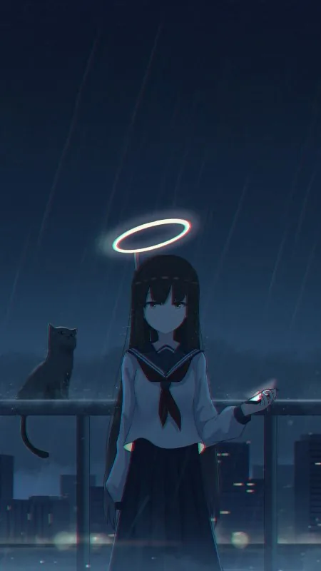 Angel Anime Girl Wallpaper