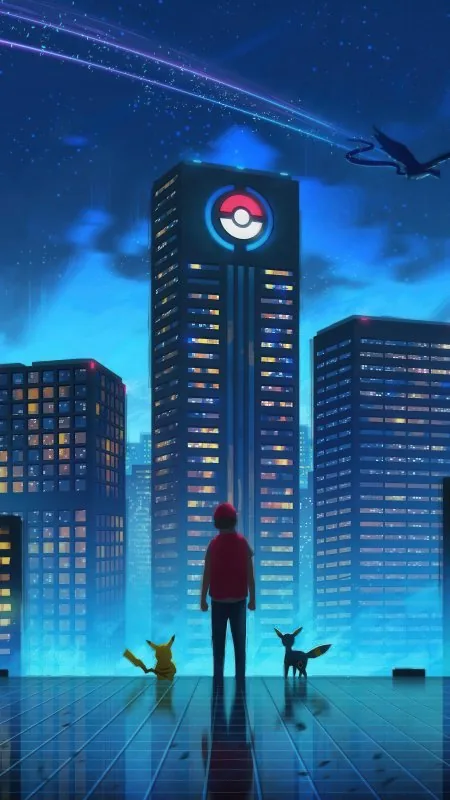 Ash And Pikachu With His Friends HD Anime Wallpaper