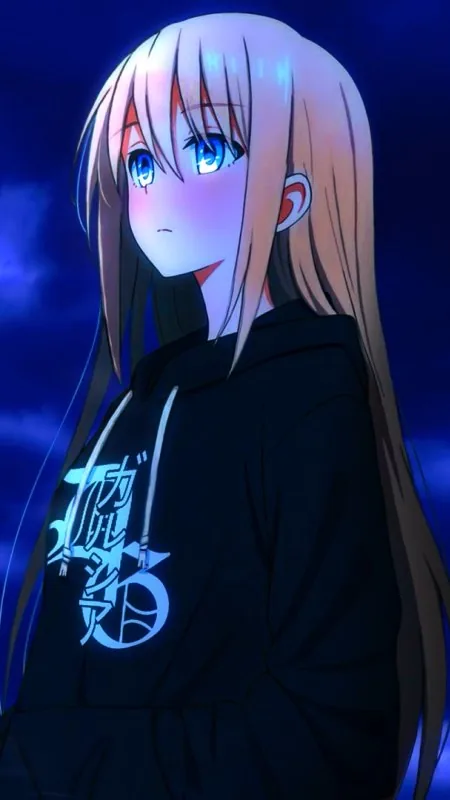 Blonde Blue Eye Anime Girl HD Wallpaper