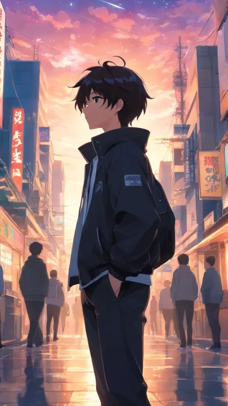 Anime Boy Phone Wallpaper