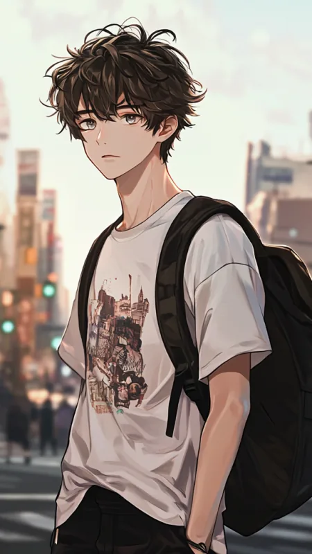 Anime Boy Phone Wallpaper