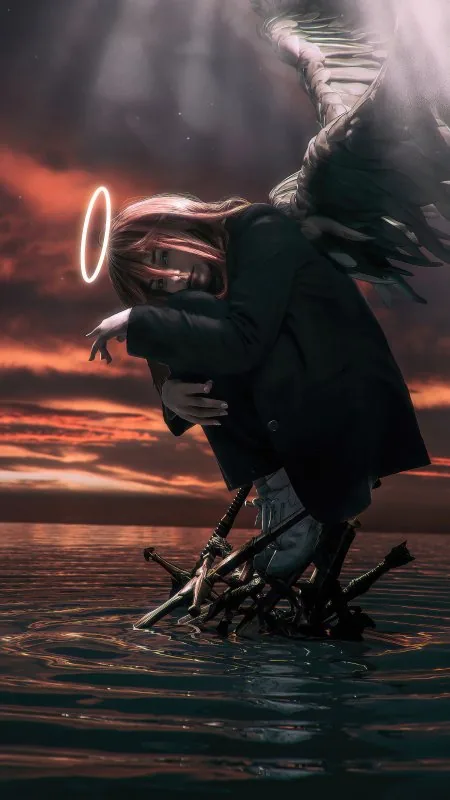 Chainsawman Angel Devil Anime Wallpaper
