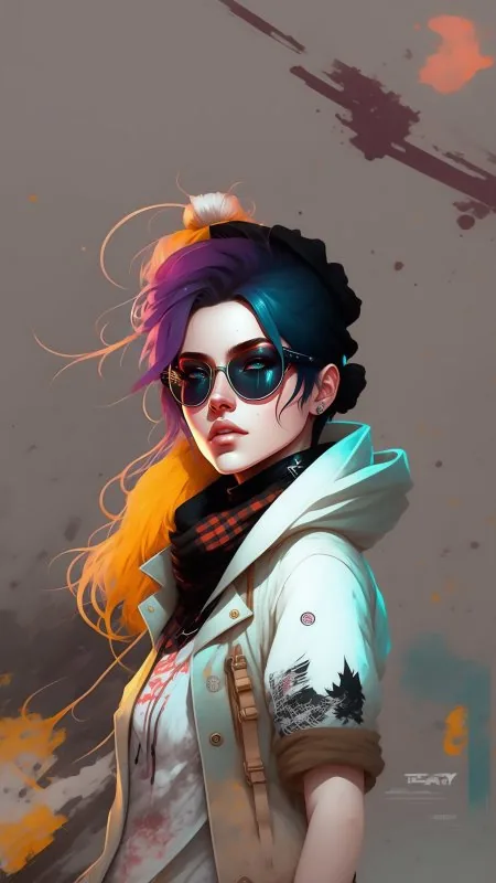 Anime Cool Girl Wallpaper