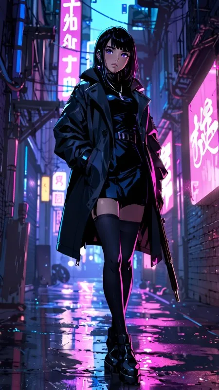 Cool Anime Girl HD Wallpaper