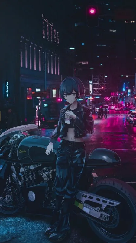 Cool Anime Girl Wallpaper