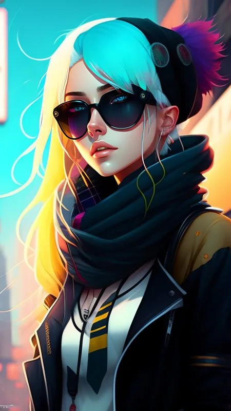 Anime Cool Girl Wallpaper