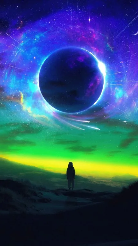 Cosmic Girl Anime Wallpaper