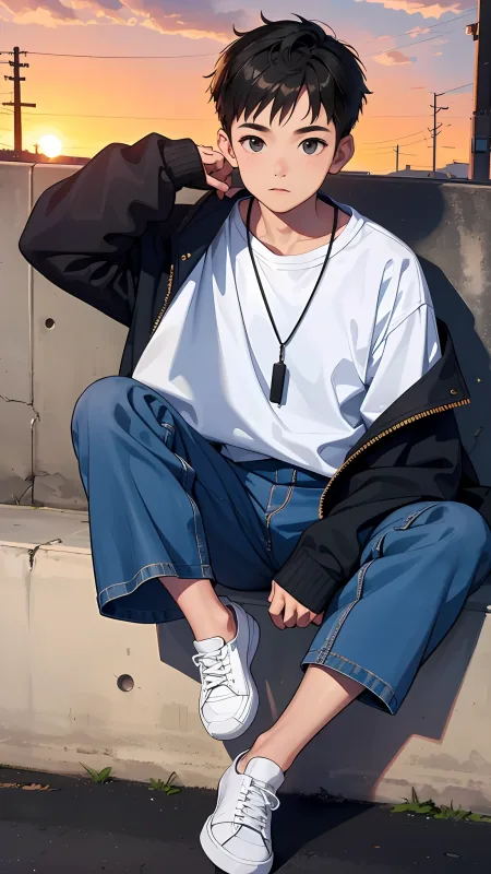 Cute Anime Boy Wallpaper