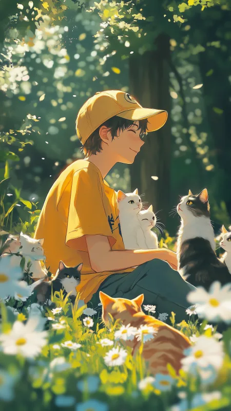 Cute Anime Boy HD Wallpaper