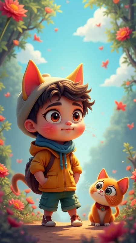 Cute Cartoon HD Anime Wallpaper