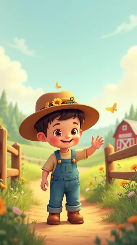 Anime Cute Cartoon Boy Wallpaper