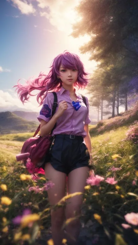 Cute Anime Girl HD Wallpaper