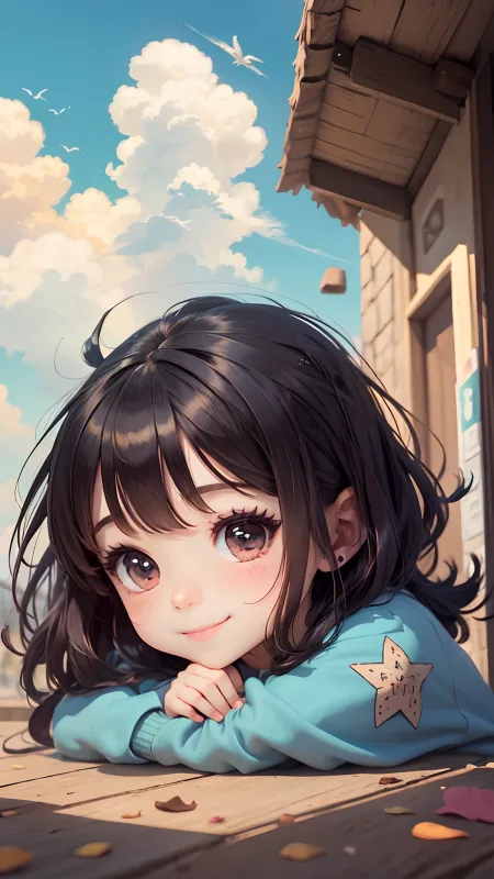 Cute Anime Girl HD Wallpaper