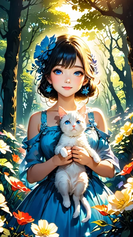 Cute Anime Girl Phone Wallpaper