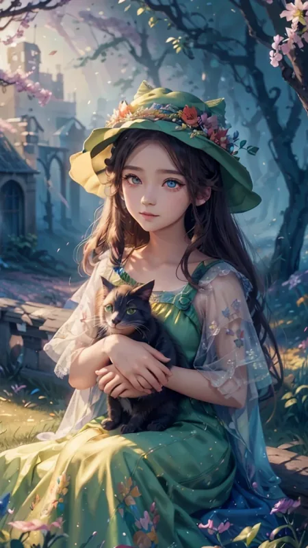 Cute Anime Girl Phone Wallpaper