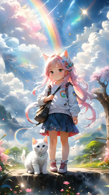 Cute Anime Girl Phone Wallpaper