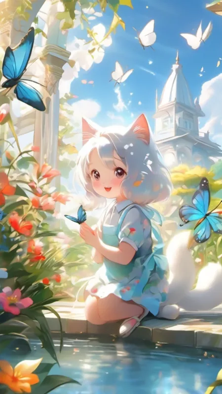 Cute Anime Girl Wallpaper