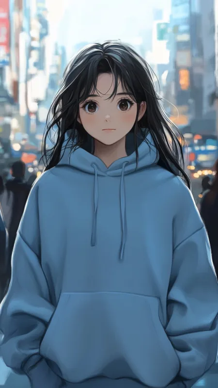 Cute Anime Girl HD Wallpaper