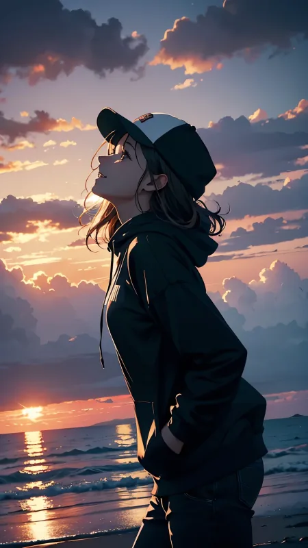 Cute Anime Girl Phone Wallpaper