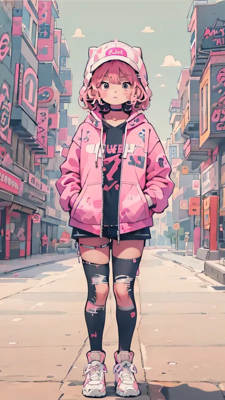 Cute Anime Girl Phone Wallpaper