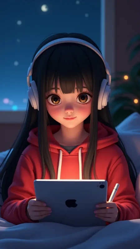 Cute Anime Girl Phone Wallpaper