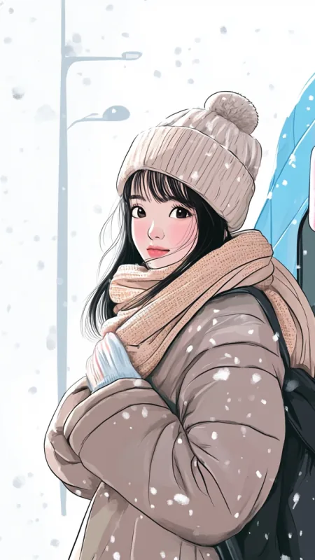 Cute Anime Girl Phone Wallpaper