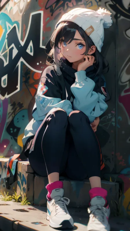 Cute Anime Girl Phone Wallpaper
