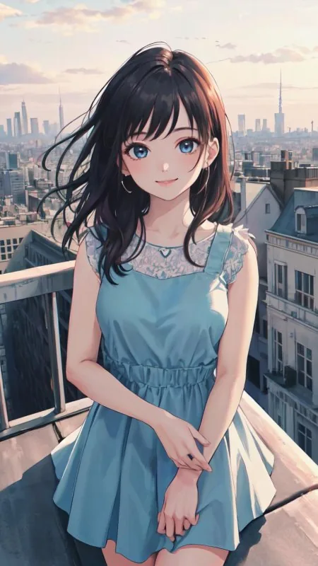 Cute Anime Girl HD Wallpaper