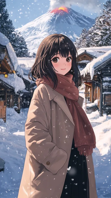Cute Anime Girl Wallpaper
