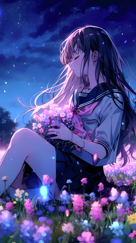 Cute Anime Girl HD Wallpaper