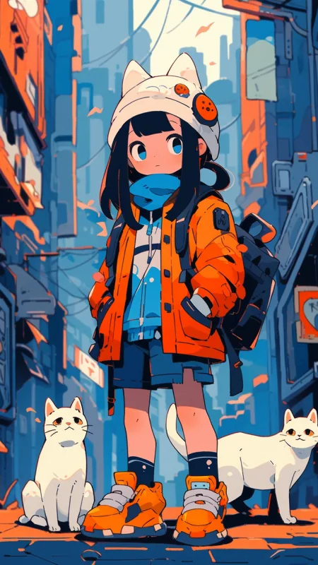 Cute Anime Girl Wallpaper