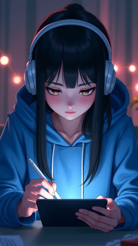 Cute Anime Girl Phone Wallpaper