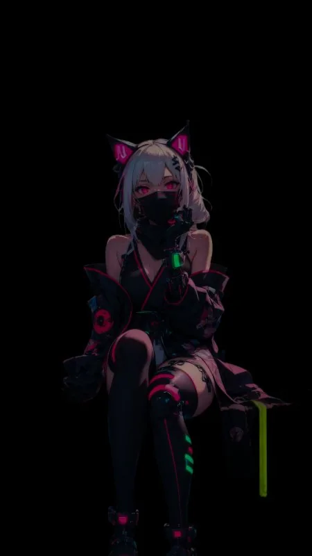 Dark Anime Girl HD Wallpaper