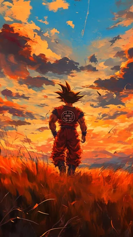 Anime Embrace Goku Wallpaper