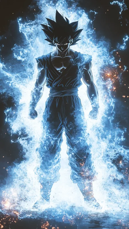 Full Body Goku Ultra Instinct HD Anime Wallpaper