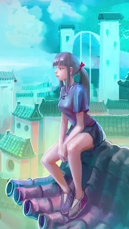 Anime Girl HD Wallpaper