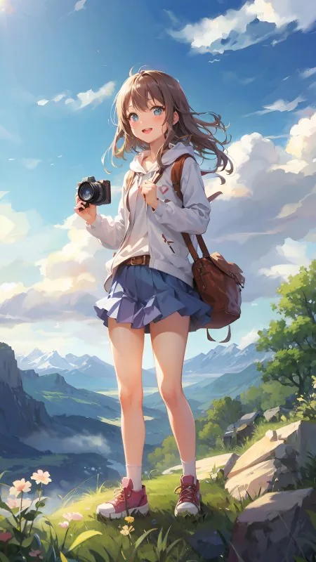 Anime Girl Phone Wallpaper