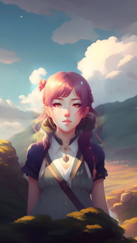 Anime Girl Phone Wallpaper