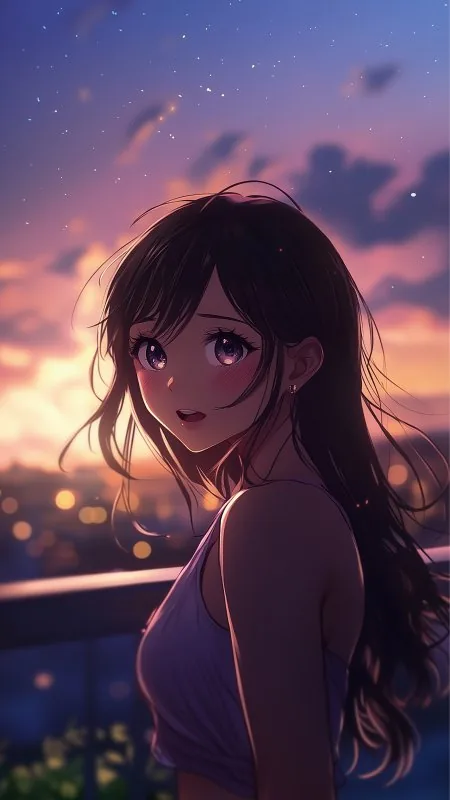 Anime Girl HD Wallpaper