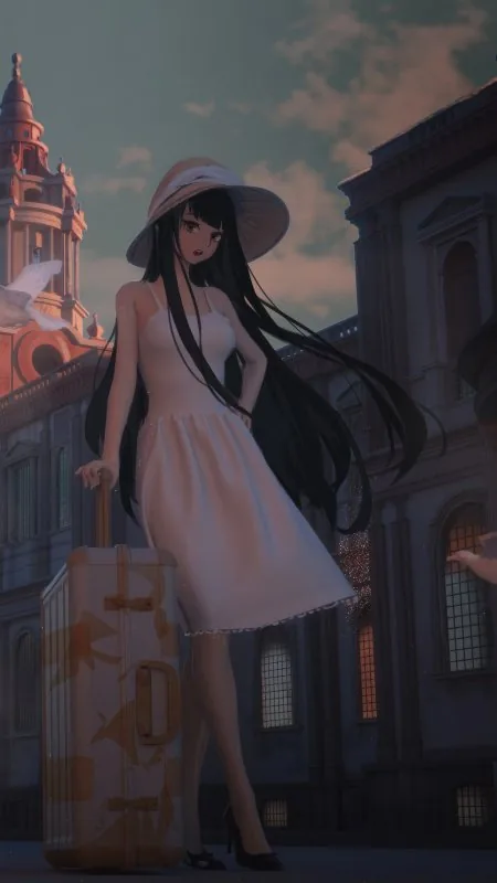 Anime Girl HD Wallpaper