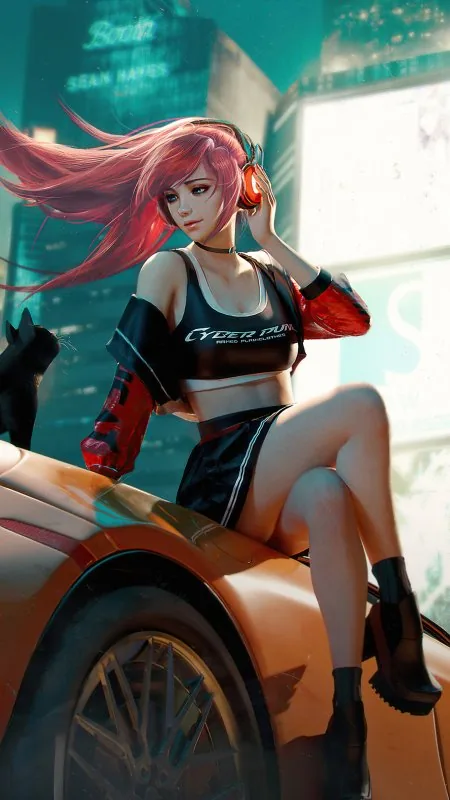 Anime Girl HD Wallpaper