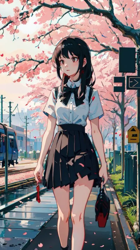 Anime Girl HD Wallpaper