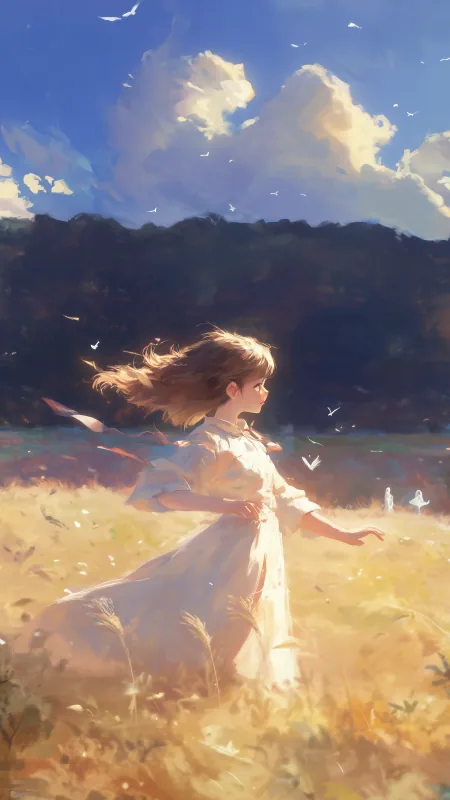 Anime Girl Art HD Wallpaper
