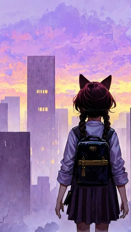 Anime Girl Art Phone Wallpaper