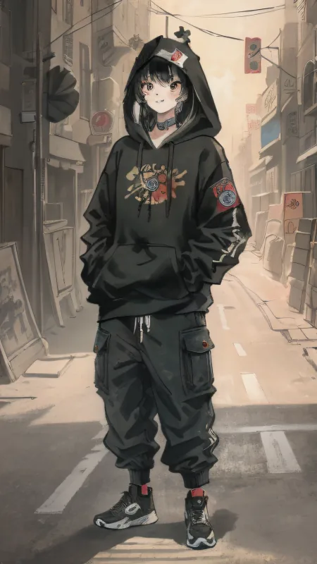 Anime Girl Art Phone Wallpaper
