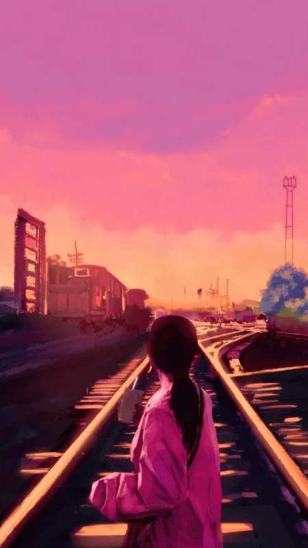 Anime Girl Chill Time With Starbucks HD Wallpaper
