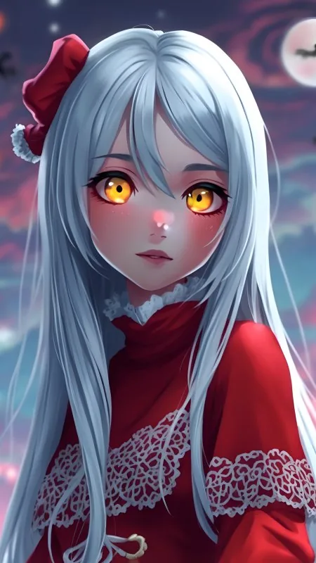 Girl Cute Eyes Anime HD Wallpaper