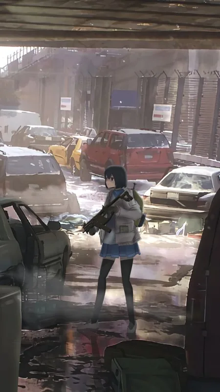 Anime Girl Tom Clancys The Division HD Wallpaper